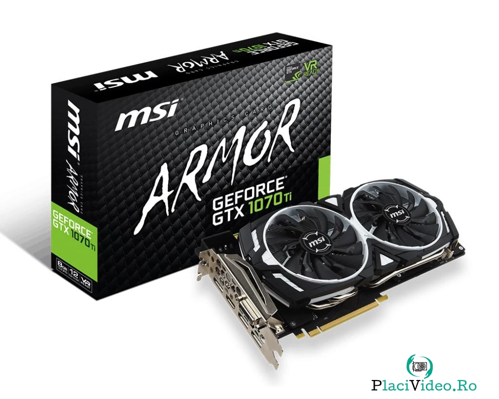 MSI GTX1070TI ARMOR 8G la 2,409.92 lei ron