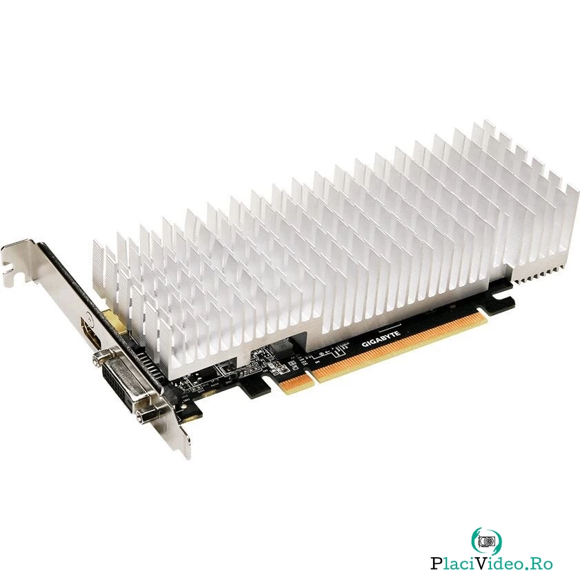 Gigabyte Placa video Gigabyte GeForce GT 1030 Silent Low Profile, 2GB DDR5, 64-bit