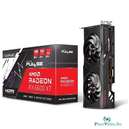 SAPPHIRE Placa video Sapphire Radeon RX 6600 XT PULSE 8GB GDDR6 128 bit