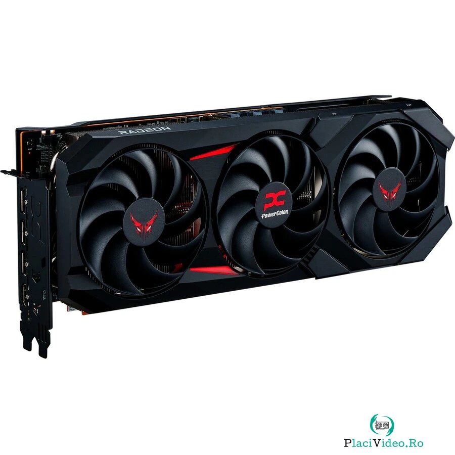 Placa video Radeon RX 9070 XT Red Devil 16GB OC, graphics card black, RDNA4, GDDR6, 3x DisplayPort, 1x HDMI 2.1
