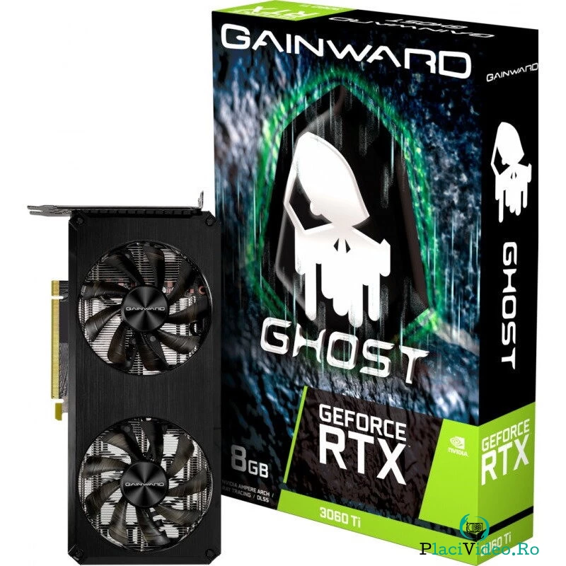 Gainward Placa video GAINWARD GeForce RTX 3060 Ti Ghost LHR 8GB GDDR6 256-bit
