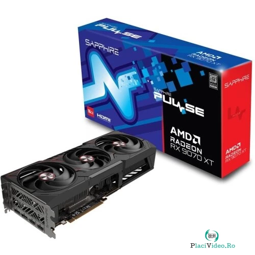 Placa Video RX9070XT 16GB Pulse Gaming OC