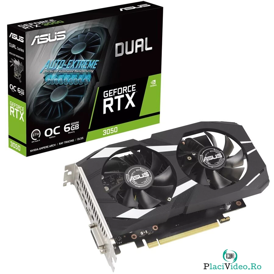 Placa Video Dual NVIDIA GeForce RTX 3050 6GB GDDR6