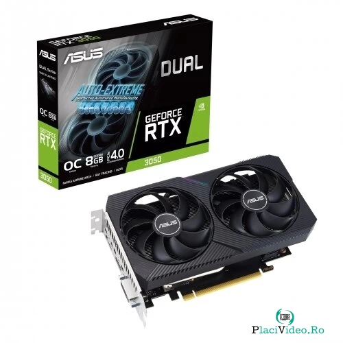 Placa Video nVidia GeForce RTX 3050 Dual OC V2 8GB GDDR6 128bit