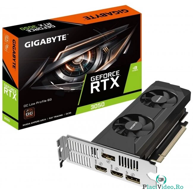 Placa Video GeForce RTX 3050 6GB Low Profile
