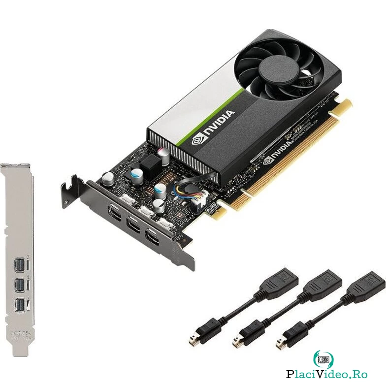 Placa video NVIDIA T400 - 2GB - 3x Mini-DisplayPort