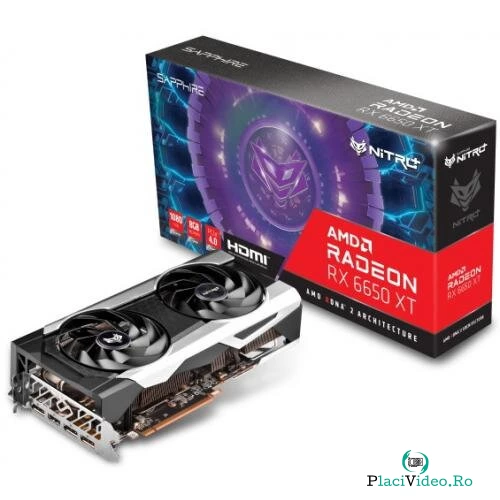 SAPPHIRE Placa video Sapphire AMD Radeon RX 6650 XT NITRO+ 8GB, GDDR6, 128bit