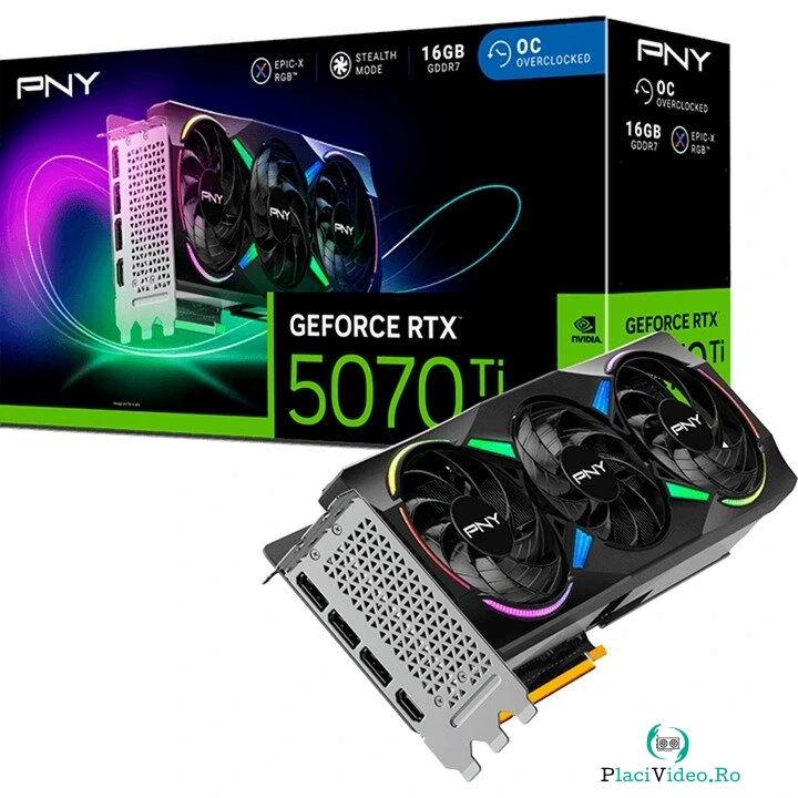 Placa Video GeForce RTX 5070 Ti ARGB OC DLSS 4